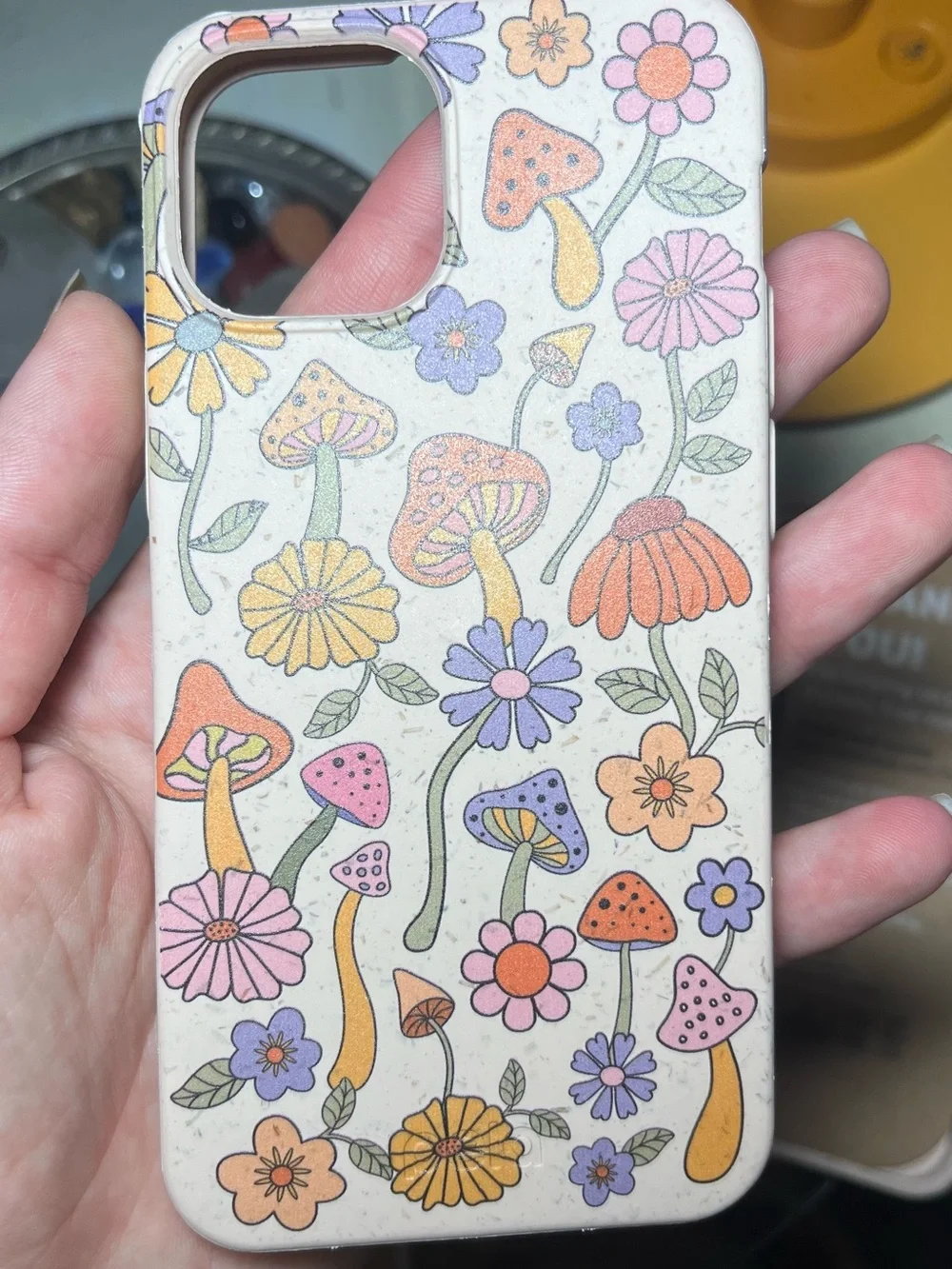 iPhone 13 mini - Retro Floral & Mushroom Pela Phone Case